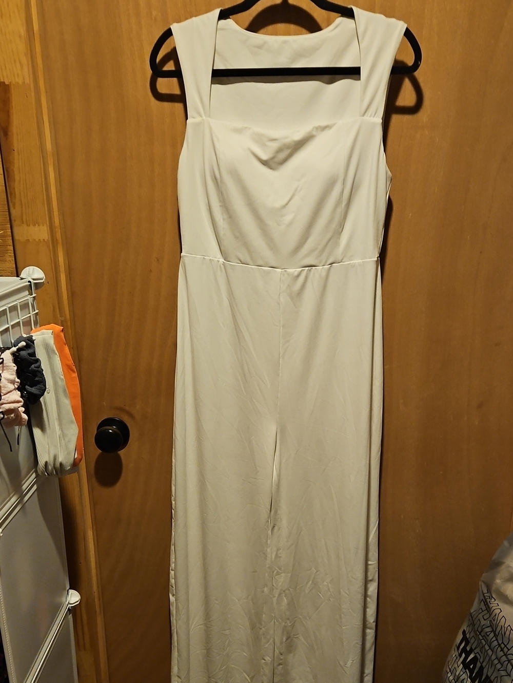Halara White Sleeveless Jumpsuit Size Large